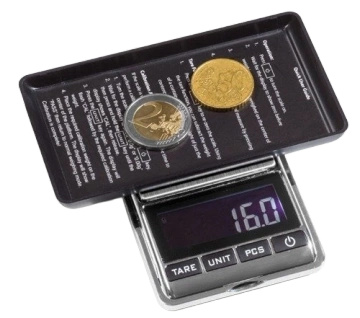 Leuchtturm - Balance numérique pour pièces LIBRA. Plage de mesure : 0,01-100 g