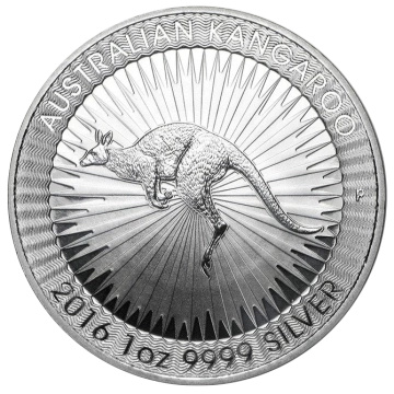 Kangourou australien 1 once d'argent 2016