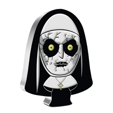 Niue : Horreur – The Nun, pièce Chibi colorisée, 1 once d’argent, 2022, qualité Proof.