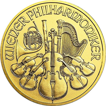 Philharmonique de Vienne 1 once d'or différentes années