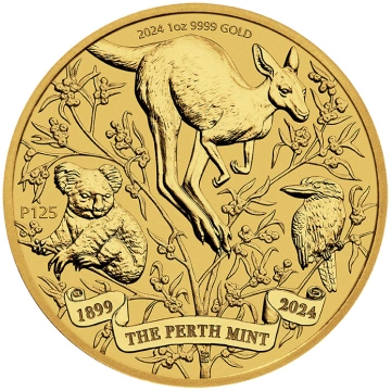 Perth Mint 125e anniversaire 1 once d'or 2024