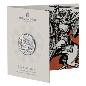 Mythes et légendes : Le roi Arthur 5 £ en cupronickel 2023
