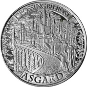 Mythical Cities : Asgard 1 once d'argent ronde