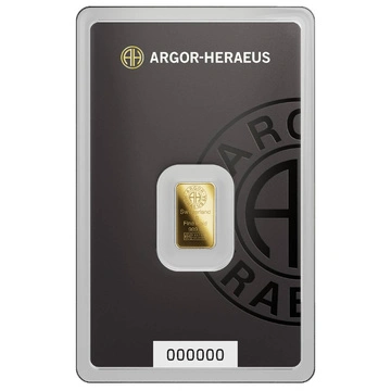 Lingot d’or Argor-Heraeus 1 g