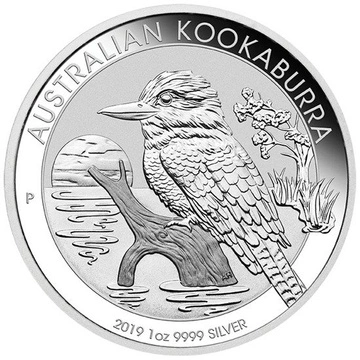 Kookaburra 1 once d'argent 2019