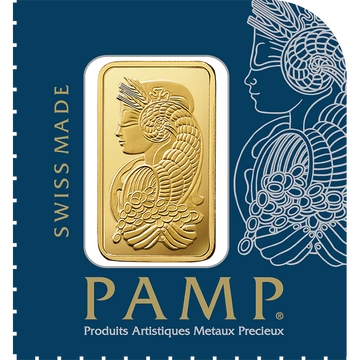 Lingot d’or PAMP Lady Fortuna Multigram 1 g d’or