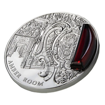 Niue : « Chambre d’Ambre » 2 onces d’argent Proof 2012