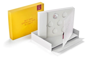 Coffret avec livre de la série The language of flowers