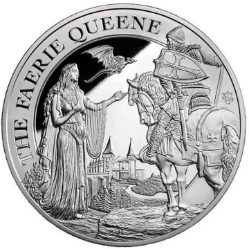 Sainte-Hélène Una & Redcrosse 1000 grammes d'argent 2022 Proof