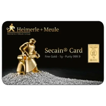 Lingot d'Or 1 g Heimerle Meule