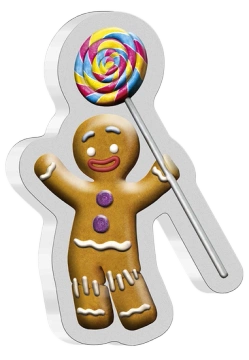 Niue : Biscuit coloré 1 once d'argent 2021