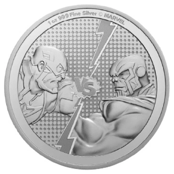 Mongolie : Ennemis dans l'histoire - César vs. Brutus 2 oz Argent 2025 Preuve noire