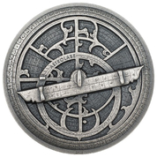  Cook Islands: Historic Instruments – Astrolabe 2 oz Silber 2023 Ultra High Relief Antiqued Coin