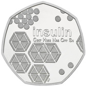 100 Years of Insulin 8 gram Cupro-Nickel 2021