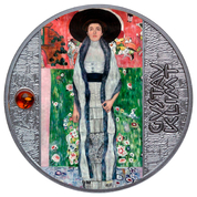 Cameroon: Gustav Klimt - Portrait of Adele Bloch Bauer II coloured Silver 2022 Proof Coin