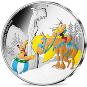Francja: Asterix - Asterix and the Griffin coloured 10 Euro Silber 2022 Proof Coin