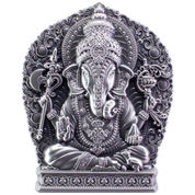 Ganesha 2 oz Silber 2023 Stackable Ultra High Relief Antiqued  