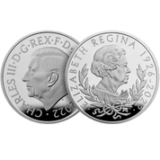 Her Majesty Queen Elizabeth II £2 1 oz Silber 2022 Proof 