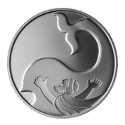 Jonah in the Whale 2 NIS Silber 2010 Proof Coin 