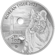 Korean Tiger 1 oz Silber 2023