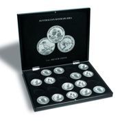 Leuchtturm Presentation cases for 20 Australian Kookaburra 1 oz Silber coins in capsules 