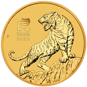 Lunar III: Year of the Tiger 1/20 oz Gold 2022