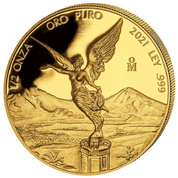 Mexican Libertad 1/2 oz Gold 2021 Proof 