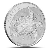 Niue: Hawksbill Turtle 1 oz Silber 2022