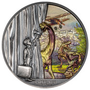 Palau: Daydreamer – Adventure coloured 2 oz Silber 2023 Ultra High Relief Antiqued Coin