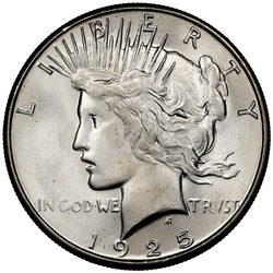 Peace Dollar Silber Coin Random Year