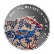 Peacock coloured 1 oz Silber 2013 Coin 