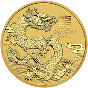 Perth Mint: Lunar III - Year of the Dragon 10 oz Gold 2024