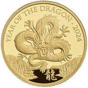 Royal Mint Lunar: Year of the Dragon 1 oz Gold 2024 Proof