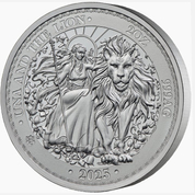 St Helena Una and the Lion 2 oz Silber 2023