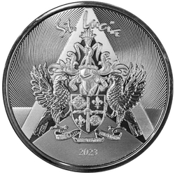 St. Lucia - Coat of Arms 1 oz Silber 2023 Prooflike Coin