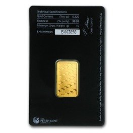 10 gram Goldbarren Perth Mint