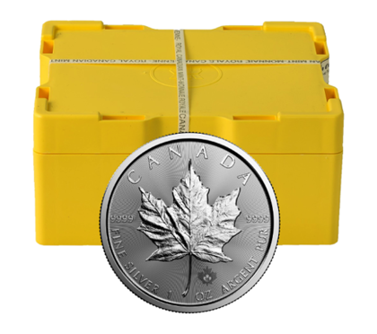 500-Münzen 1 oz Silber Maple Leaf Masterbox