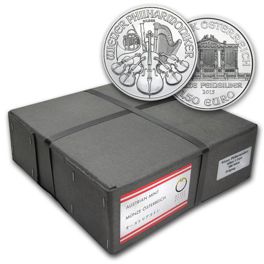 500-Münzen 1 oz Silber Wiener Philharmoniker Masterbox