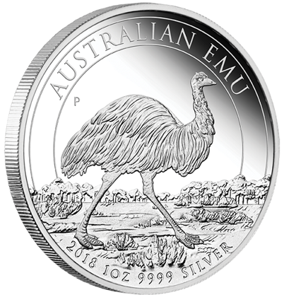 Australian Emu 1 oz Silber 2018 Proof