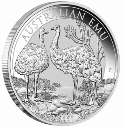 Australian Emu 1 oz Silber 2019