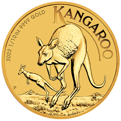 Australisches Känguru 1/10 oz Gold 2022