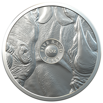 Big Five: Nashorn 1 oz Silber 2020