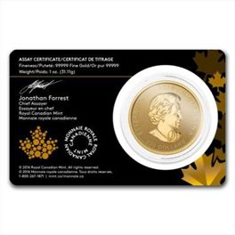 Call of the Wild: Roaring Grizzly Bear 1 oz Gold 2016