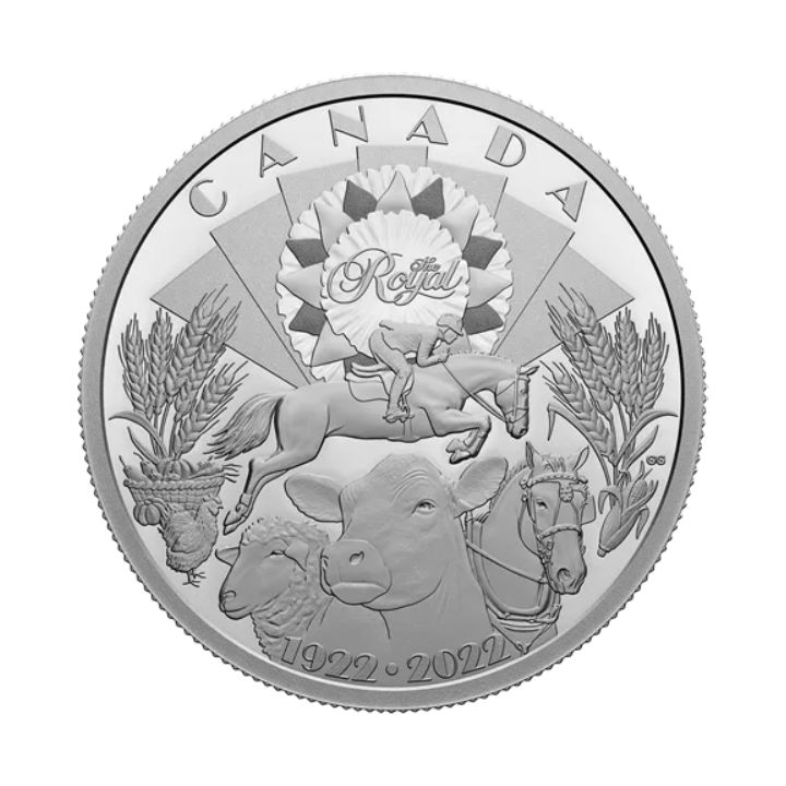 Canada: 100th Anniversary of The Royal Agricultural Winter Fair 2 oz Silber 2022 Proof Coin 