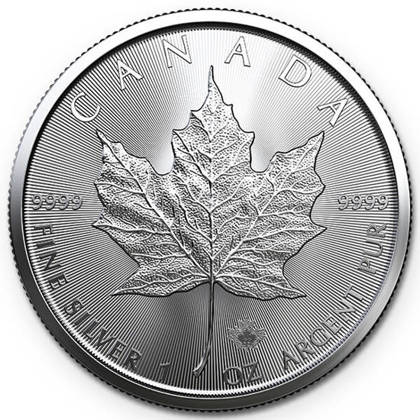 Canadian Maple Leaf 1 oz Silber 2022