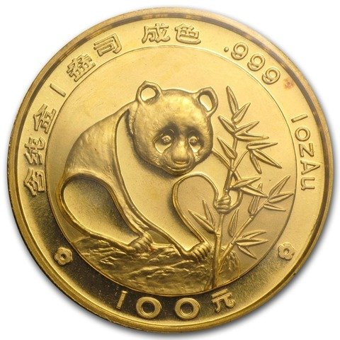 China Panda 1 oz Gold 1988