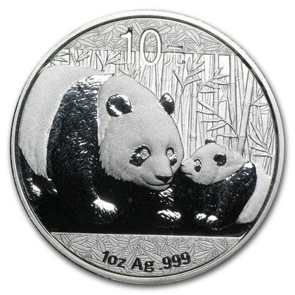 China Panda 1 oz Silber 2011