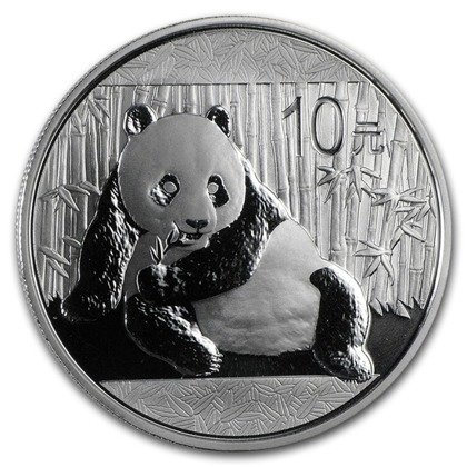 Chinese Panda 1 oz Silber 2015