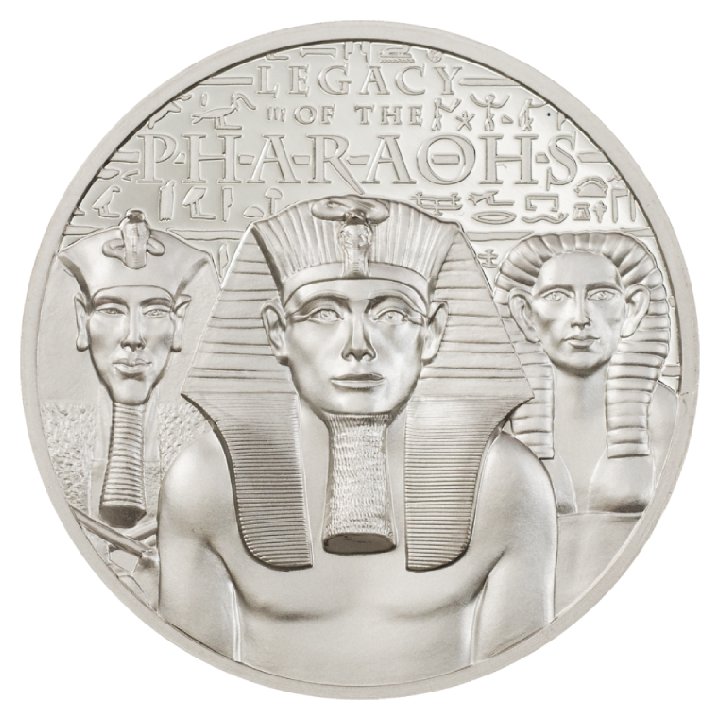 Cook Islands: Legacy of the Pharaohs 1 oz Platinum 2022 Proof Ultra High Relief