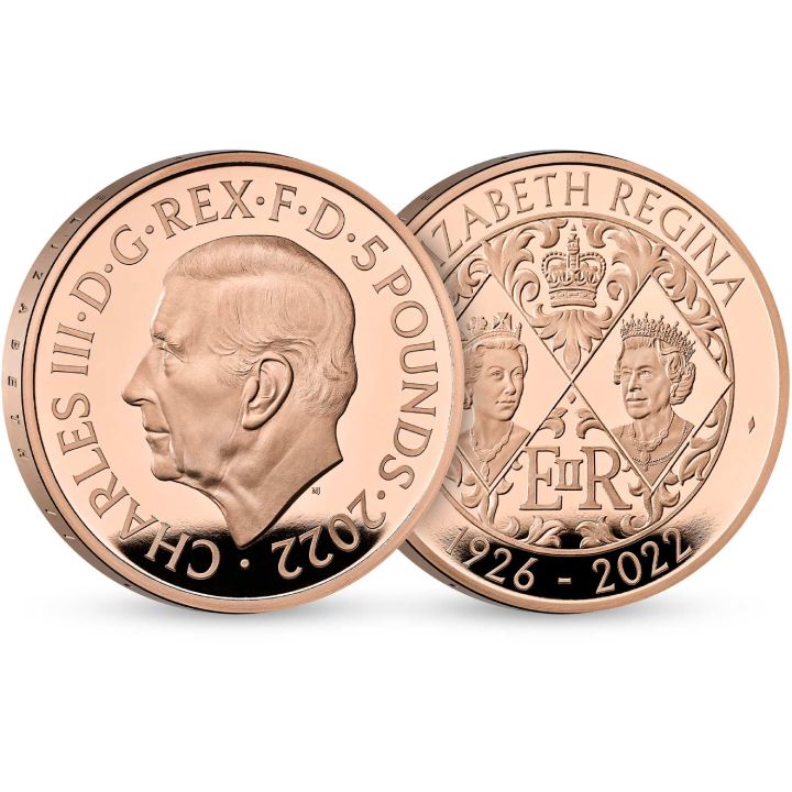 Her Majesty Queen Elizabeth II £5 Gold 2022 Proof 